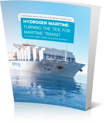 A GenH2 eBook making a strong case to use Hydrogen for Maritime Transit