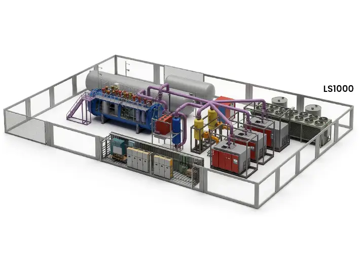 LS1000 Liquefaction - Efficient, scalable hydrogen liquefaction.