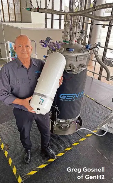 Greg Gosnell, CEO of liquid hydrogen infrastructure solutions provider GenH2