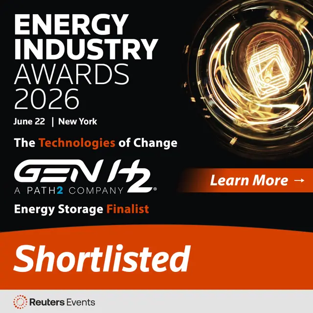Reuters Global Energy Transition Awards 2025 - GenH2 is a Finalist in the Technologies of Change Category!