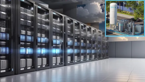 Data centers may become one of the most significant opportunities for the use of controlled storage of liquid hydrogen.